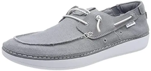Produktbild: Clarks Herren Higley Tie Boat Shoe, Grey Combi, 40 EU