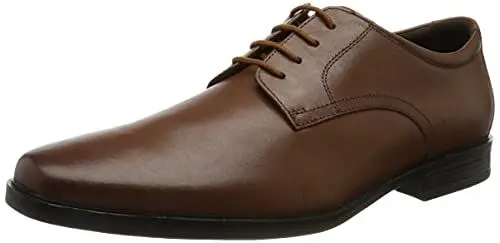 Produktbild: Clarks Herren Howard Walk Oxford-Schuh, Dunkelbraunes Leder, 44.5 EU