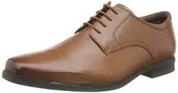 Produktbild: Clarks Herren Howard Walk Oxford, Dark Tan Lea, 44 EU