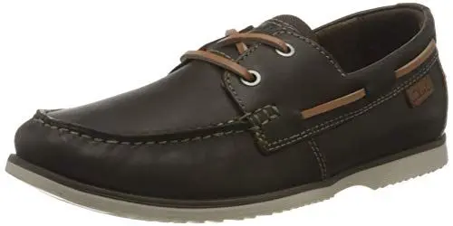 Produktbild: Clarks Herren Noonan Lace Bootsschuh, Dark Brown Leather, 41 EU