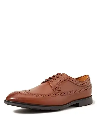 Produktbild: Clarks Herren Ronnie Limit Brogues, Braun British Tan Leather, 42 EU