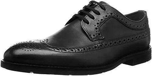 Produktbild: Clarks Herren Ronnie Limit Brogues, Schwarz Black Leather, 40 EU