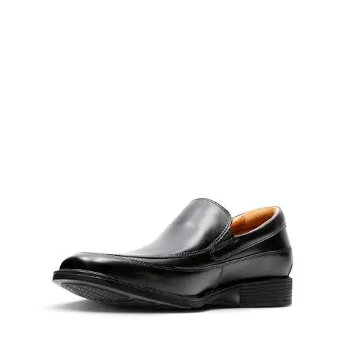 Produktbild: Clarks Herren Tilden Free Slipper, Black Leather, 42 EU