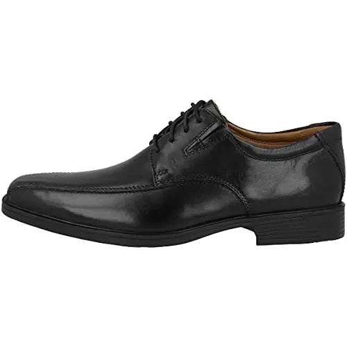Produktbild: Clarks Herren Tilden Walk Oxford-Schuh Derby, Schwarz, 45 EU