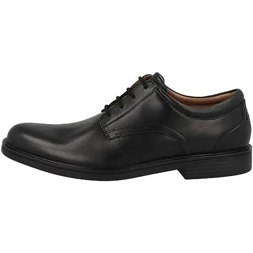 Produktbild: Clarks Herren Un Aldric Lace Derbys, Black Leather, 44 EU