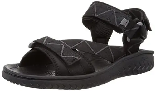 Produktbild: Clarks Herren Wesley Trail Sandal, Black, 42 EU