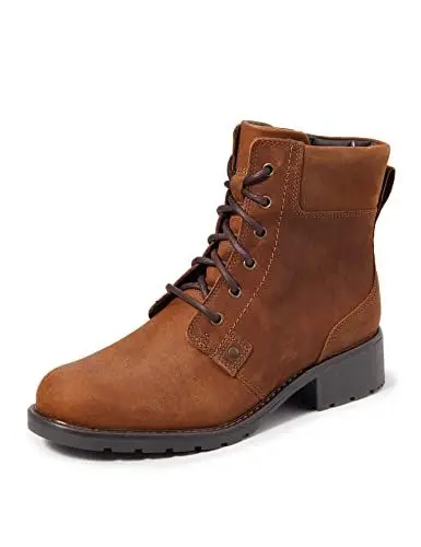 Produktbild: Clarks Mädchen Kurzschaft Stiefel, Leder, Braun, 35.5 EU