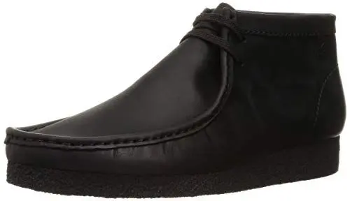 Produktbild: Clarks Shaacre Boot, Herren Chukka-Schuhe, schwarzes Leder, 42 EU