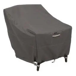 Produktbild: Classic Accessories Ravenna Gartenstuhl Schutzhülle, Abdeckung Gartenmöbel, Reißfestes Material mit Belüftungsöffnungen, Schutz vor Allen Wetterbedingungen, Cover Taupe (85 x 80 x 91 cm)