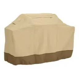 Produktbild: Classic Accessories Veranda Grill Abdeckung M, Für Mittelgroße BBQ Grills, Reißfestes Material mit Belüftungsöffnungen, Schutz vor Allen Wetterbedingungen, Erdfarben (147 x 76 x 122 cm)