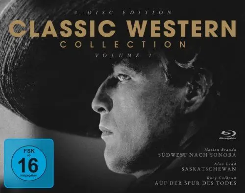 Produktbild: Classic Western Collection - Teil 1 Südwest nach Sonora / Saskatchewan / Auf der Spur des Todes (3Blu-ray)