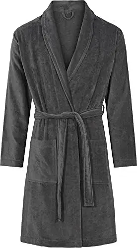 Produktbild: Claudio Mens 4-1890-93-6 Bathrobe, Grey, S