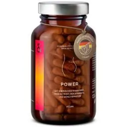 Produktbild: CLAV® Power - Hormone Balance - PMS Kapseln mit Yamswurzel, Sibirischem Rhabarber, Frauenmantel, Salbei, Rotklee & Mönchspfeffer - Vitamine für Frauen - 120 Kapseln - Vegan