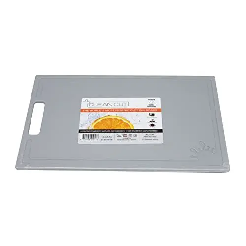 Produktbild: Clean Cut Schneidebrett mit Hygieneschutz, Saftrille und Anti-Rutsch | 31,5x20cm (12.4X7.9