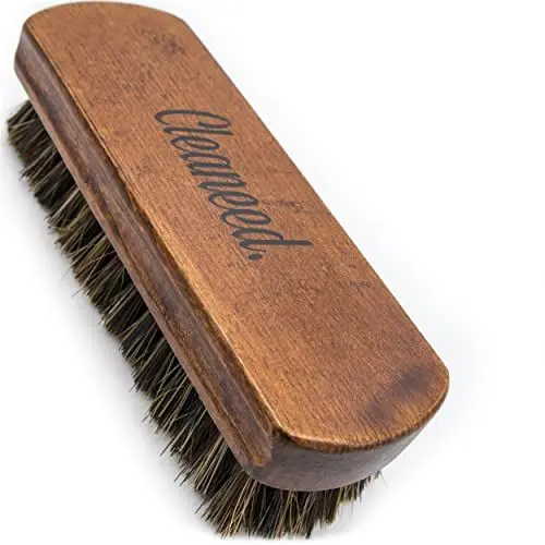Produktbild: Cleaneed Premium Leder- und Textilbürste – Extra schonend - Einfache Pflege & Reinigung - Reinigungsbürste für Polster, Leder, Alcantara, Kunstleder, Cabrio Verdecke, Auto Innenraum