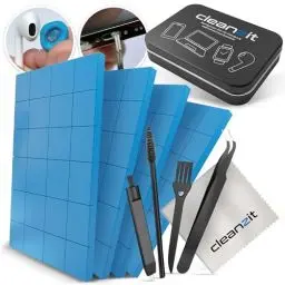Produktbild: CLEANZIT Premium Reinigungsknete für Handy inkl. umfangreichem Zubehör | Handy Reinigungsset geeignet für Airpods, Kopfhörer, Kamera, Smartphone UVM.