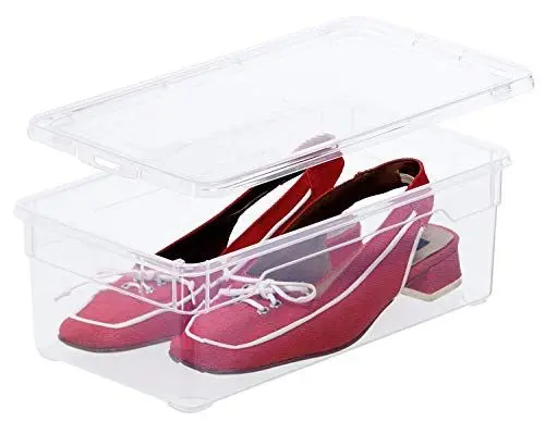 Produktbild: Rotho Clear Aufbewahrungsbox 5l mit Deckel, Kunststoff (PP) BPA-frei, transparent, 5l (33.5 x 19.0 x 11.0 cm)