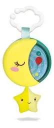 Produktbild: Clementoni 17323 Spieluhr Mond, Kuscheltier für Kleinkinder & Säuglinge, Kuschel-Plüsch mit Licht und Musik, Stofftier für Kinder ab 0 Monaten, weiche Einschlafhilfe