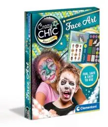 Produktbild: Clementoni 18605 Crazy Chic Gesichtsbemalung Gesicht und Körper Malerei, Kinder Make up Sets für Mädchen ab 6 Jahren, Mehrfarbig