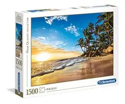 Produktbild: Clementoni 31679 - Tropischer Sonnenaufgang 1500 Teile Puzzle