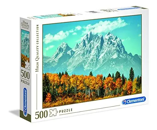 Produktbild: Clementoni 35034 Grand Teton im Herbst Puzzle 500 Teile ab 9 Jahren, buntes Erwachsenenpuzzle mit kräftigen Farben, Geschicklichkeitsspiel für die ganze Familie, schöne Geschenkidee 6