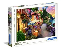 Produktbild: Clementoni 35041 Monte Rosa Dreaming – Puzzle 500 Teile ab 9 Jahren, buntes Erwachsenenpuzzle mit kräftigen Farben, Geschicklichkeitsspiel für die ganze Familie, schöne Geschenkidee