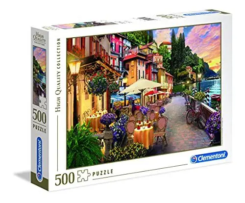Produktbild: Clementoni 35041 Monte Rosa Dreaming – Puzzle 500 Teile ab 9 Jahren, buntes Erwachsenenpuzzle mit kräftigen Farben, Geschicklichkeitsspiel für die ganze Familie, schöne Geschenkidee