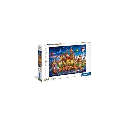 Produktbild: Clementoni 36529 Downtown – Puzzle 6000 Teile ab 9 Jahren, buntes Erwachsenenpuzzle mit kräftigen Farben, Geschicklichkeitsspiel für die ganze Familie, schöne Geschenkidee