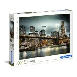 Produktbild: Clementoni 39366 New York Skyline – Puzzle 1000 Teile ab 9 Jahren, buntes Erwachsenenpuzzle mit kräftigen Farben, Geschicklichkeitsspiel für die ganze Familie, schöne Geschenkidee