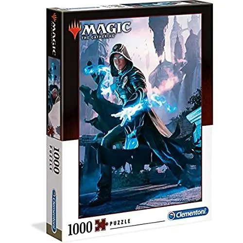 Produktbild: Clementoni 39562 Magic The Gathering – Puzzle 1000 Teile ab 9 Jahren, buntes Erwachsenenpuzzle mit kräftigen Farben, Geschicklichkeitsspiel für die ganze Familie, schöne Geschenkidee