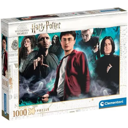 Produktbild: Clementoni 39586 Harry Potter – Puzzle 1000 Teile ab 9 Jahren, buntes Erwachsenenpuzzle mit kräftigen Farben, Geschicklichkeitsspiel für die ganze Familie, schöne Geschenkidee