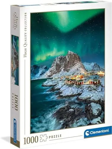 Produktbild: Clementoni 39601 Lofoten Islands – Puzzle 1000 Teile, Geschicklichkeitsspiel für die ganze Familie, buntes Legespiel, Erwachsenenpuzzle ab 14 Jahren