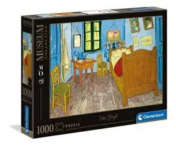 Produktbild: Clementoni 39616 Van Gogh – Schlafzimmer in Arles – Puzzle 1000 Teile, Museum Collection, Geschicklichkeitsspiel für die ganze Familie, Erwachsenenpuzzle ab 14 Jahren
