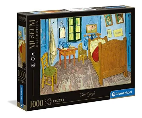 Produktbild: Clementoni 39616 Van Gogh – Schlafzimmer in Arles – Puzzle 1000 Teile, Museum Collection, Geschicklichkeitsspiel für die ganze Familie, Erwachsenenpuzzle ab 14 Jahren