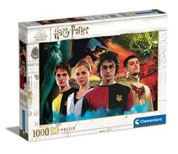 Produktbild: Clementoni 39656 Harry Potter – Puzzle 1000 Teile ab 9 Jahren, buntes Erwachsenenpuzzle mit kräftigen Farben, Geschicklichkeitsspiel für die ganze Familie, schöne Geschenkidee