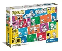 Produktbild: Clementoni 39803 Peanuts-Puzzle 1000 Teile Für Erwachsene Und Kinder 14 Jahren, Geschicklichkeitsspiel Für Die Ganze Familie