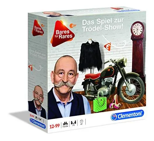 Produktbild: Clementoni Bares für Rares - Strategiespiel für die ganze Familie nach der gleichnamigen Fernsehsendung - Tischspiel für 3-6 Spieler - Familienspiel ab 12 Jahren 59152