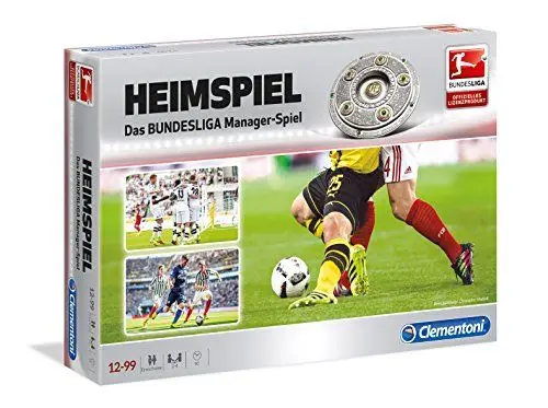 Produktbild: Clementoni 69800.4 - Heimspiel-Das große Bundesliga Manager-Spiel, Brettspiel