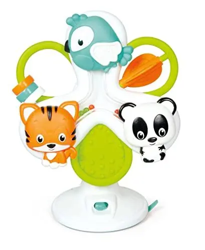 Produktbild: Clementoni Aktivitäts-Rad mit Tieren - Spielzeug für Babys & Kinder ab 10 Monaten, mit Musik & Tierfiguren - Sensorik- & Motorikspielzeug 17261