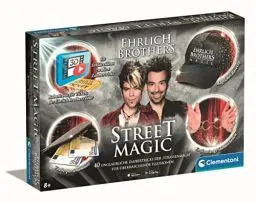 Produktbild: Clementoni Ehrlich Brothers Street Magic - Zauberkasten für Kinder ab 8 Jahren - Magisches Equipment für 40 verblüffende Zaubertricks inkl. 3D Erklärvideos 59299