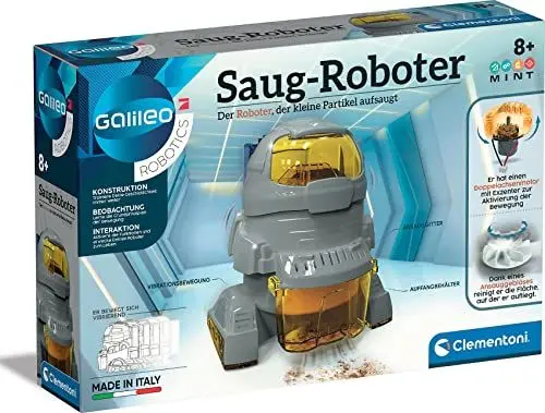 Produktbild: Clementoni Galileo-Robotics – Saug-Roboter, Robotik für kleine Ingenieure, Einstieg in die Elektronik, High-Tech für Schulkinder, Spielzeug für Kinder ab 8 Jahren von Clementoni 59109