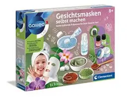 Produktbild: Clementoni Galileo Lab – Gesichtsmasken selbst Machen, DIY Beauty Tuchmasken, duftende Stoffe zur Entspannung fürs Gesicht, Kosmetik Set für Kinder ab 8 Jahren von Clementoni 59248