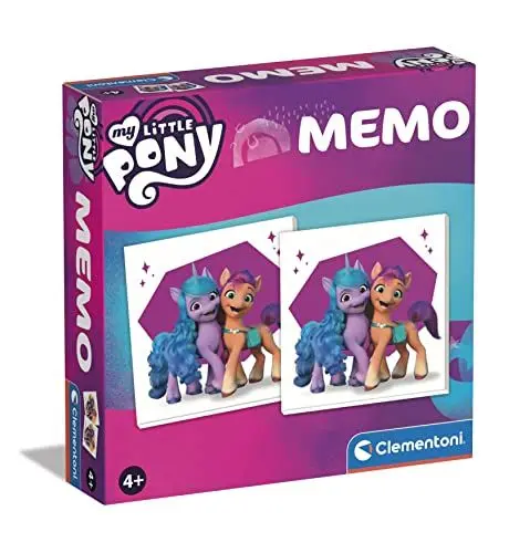 Produktbild: Clementoni - 18122 - Memo Game - My Little Pony - Memo-Spiel, 80 Kartenpaare, Kartenspiel Kinder, Lernspielzeug Ab 4 Jahre, Hergestellt in Italien