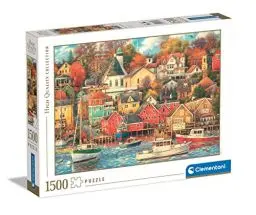 Produktbild: Clementoni - 31685 Collection Puzzle - Good Times Harbor - Puzzle 1500 Teile ab 14 Jahren, Erwachsenenpuzzle mit Wimmelbild, Geschicklichkeitsspiel für die ganze Familie, Medium