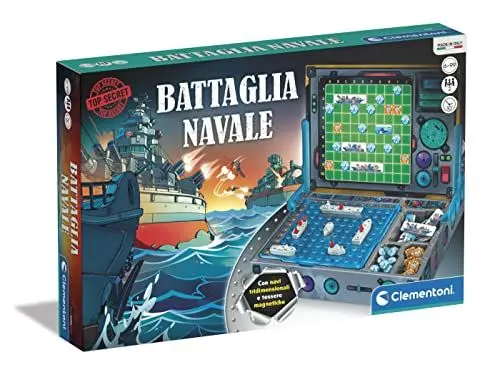 Produktbild: Clementoni - Battle Naval Brettspiel, Mehrfarbig, 11133, 2 Spieler