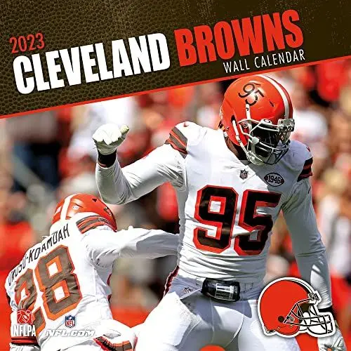 Produktbild: Turner Licensing Cleveland Browns Wandkalender 2023, 30,5 x 30,5 cm