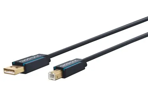 Produktbild: Clicktronic 70097 Casual USB 2.0 Kabel - Datenkabel mit der Steckerkombination A/B