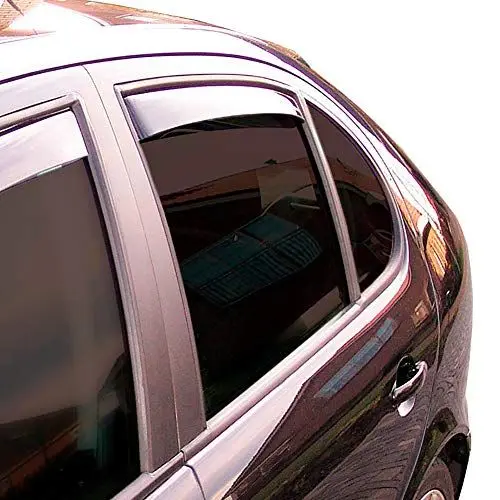 Produktbild: ClimAir Windabweiser Master Schwarz (Hinten) kompatibel mit Skoda Karoq 2017-