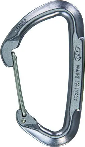 Produktbild: Climbing Technology Lime W Karabiner mit Drahtschnapper, Farbe:silber