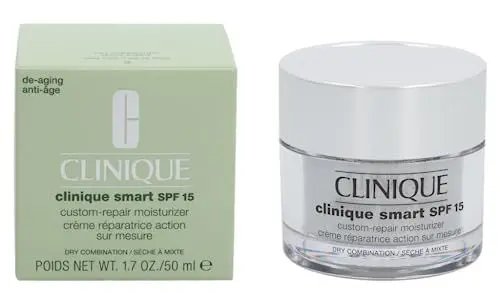 Produktbild: Clinique smart SPF 15 custom-repair moisturizer für trockene bis Mischhaut 50 ml